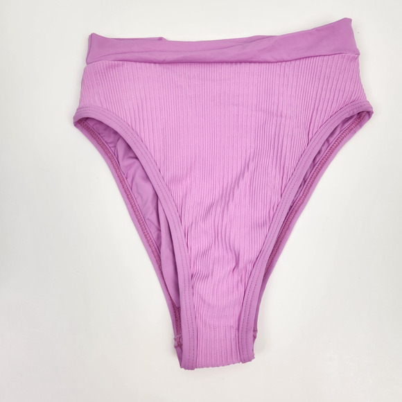 L*Space Frenchi Bikini Bottom Bitsy Cut Size Large Rosebud Pink NWOT - Picture 2 of 5